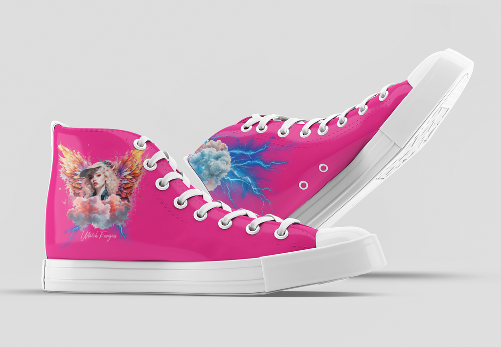 VIBE MATCH High Top Sneaker - Pink
